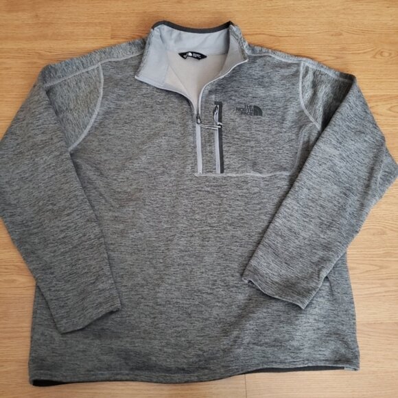 The North Face Men's Gray Canyonlands 1/2 Zip - Picture 1 of 3